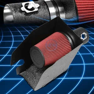 Wrinkle Finish Air Intake Aluminum Pipe+Heat Shield for 2008-2010 F250-F550 6.4 - Imagen 1 de 4