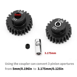 Gearing Solutions 5 Piece Steel Tooth Motor Kit for Remote Control Cars - Picture 1 of 32