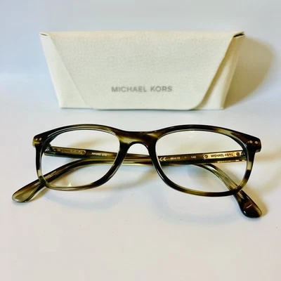 Armações de óculos Michael Kors MK285 075 armação aro completo chifre cinza 50-19-140 - Imagem 1 de 4