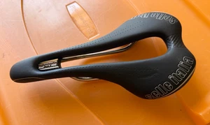 Selle ITALIA Superflow BLACK Saddle Ti 275 x130 ID Match S3 Saddle🔥NEW🔥√ ITALY - Picture 1 of 11