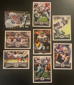 Dallas Cowboys NFL Trading Card Lot (8) - Aikman, Romo, Bryant, Witten - Bild 1 von 2