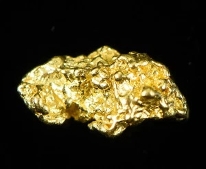Natürliches Goldnugget australisch 0,11 Gramm echt - Bild 1 von 9