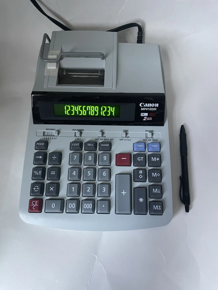Calculadora Canon Heavy Duty Business teclas grandes y pantalla MP41DHIII NUEVA sin caja Foto 1 de 4