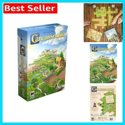 Carcassonne: Medieval Tile Game for Families - 2-5 Players, 45 Min Playtime - Image 1 of 4