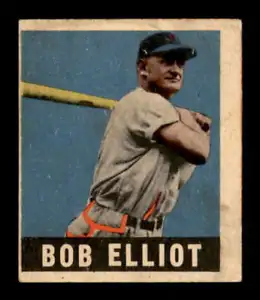 1948-49 Leaf #65 Robert Elliott VGEX Bos Braves 539702 - Picture 1 of 2