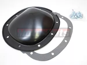 GM 10 Bolt Black Rear Differential Cover Kit 7.5" 7.625" Ring Gear Chevy Camaro - Picture 1 of 3