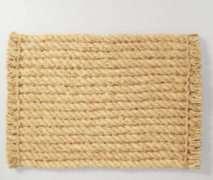 Hearth & Hand with Magnolia Rope Coir Doormat, Tan. New 23x35