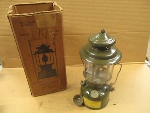 Rare Vintage Coleman Model L-408 Single Mantle Military CAMP LANTERN 1952 In Box - Bild 1 von 15
