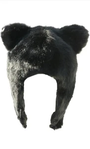 Born to Love Girl's Wolf Faux Fur Hat Size L - Picture 1 of 6