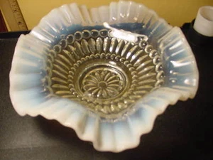 Bilanciere vintage Northwood Glass Co. modello opalescente a trasparente  - Foto 1 di 6