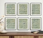 Cy Twombly - Set of 6 Roman Notes Giclee Prints, Various Sizes Abstract Poster