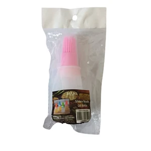 Silicone Oil Bottle with Brush Grill Brushes Pastry Oil Kitchen FREE SHIPPING - Picture 1 of 15