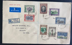 1940 Salisbury S Rhodesia First Day Cover FDC To Brooklyn NY USA - Picture 1 of 2