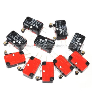 V-155-1C25 Long Hinge Roller Lever AC DC Micro Switch 10PCS - Picture 1 of 4
