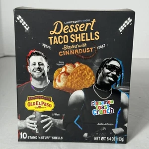 Old El Paso Cinnamon Toast Crunch Dessert Taco Shells LIMITED EDITION - Picture 1 of 6