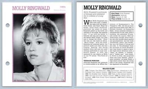 Molly Ringwald - 1980's Atlas Editions Movie Star Card - Picture 1 of 1
