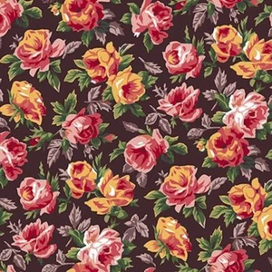 Snow Leopard English Garden PWSL057 Rose Bower Harvest Cotton Fabric By Yd - Picture 1 of 1