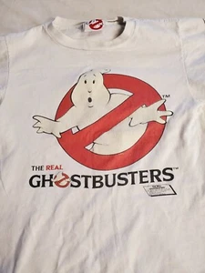 Vintage 1986 The Real Ghostbusters Shirt Kids Youth Medium  - Picture 1 of 12