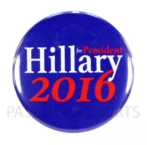 2016 Hillary für President 2,25" Pin Back Campaign Button, Clinton blau - Bild 1 von 3