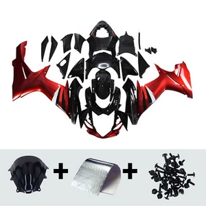 Black Red Fairing Kit for Suzuki GSXR600 GSXR750 K11 2011-2021 Plastic Bodywork - Imagen 1 de 8