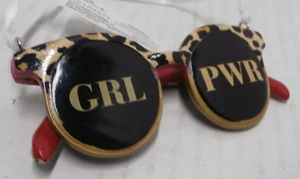 Hallmark Mädchen Power GRL PWR Sonnenbrille Ornament neu mit Etikett - 0HG03019 - d2n - Bild 1 von 3