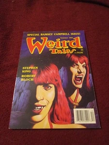 Weird Tales #301 (1991) Stephen King Ramsey Campbell John R. Little Robert Bloch - Imagen 1 de 4