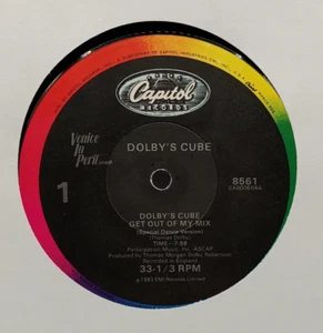 Thomas Dolby's Cube 12" single Get Out Of My Mix 1983 Capitol 8561 EX - Foto 1 di 4