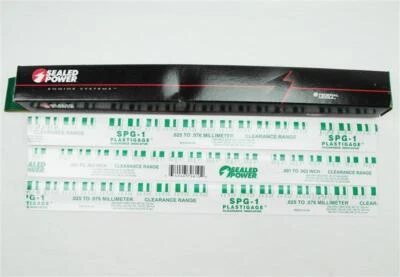 3x PLASTIGAGE Messstreifen 0.025-0.076mm grün PKW Plastigauge 3x30cm Gleitlager - Bild 1 von 2