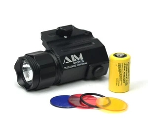 AIM SPORTS 220 Lumen LED Flashlight with Quick Release Mount- For Compact Size - Picture 1 of 6