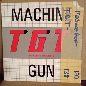The Genetic Terrorists TGT Machine Gun 12" Vinyl 1988 45rpm WaxTrax! Records VG - Picture 1 of 6