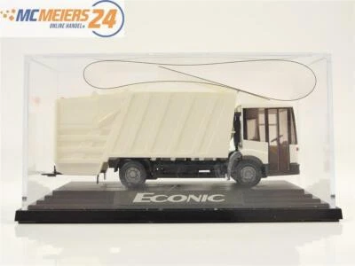 E188 Wiking H0 Modellauto MB Econic Preßmüllwagen weiß 1:87 - Bild 1 von 2
