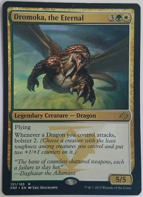MTG Dromoka, the Eternal Fate Reforged 151/185 Regular Rare - Image 1 of 2