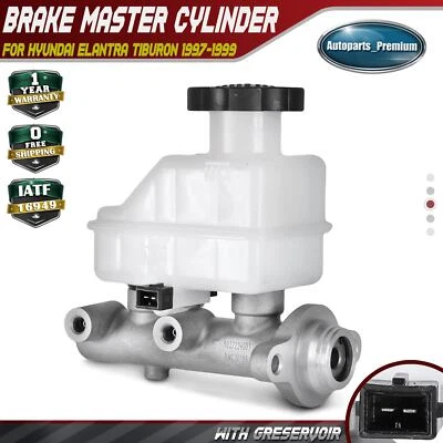 Brake Master Cylinder w/ Reservoir for Hyundai Elantra Tiburon 97-99 4-Wheel ABS - Image 1 of 4