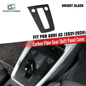 1pcs Kohlefaser Bedienfeld der Mittelkonsole Trimmen für Audi A3 8Y S3 RS3 2021+ - Picture 1 of 8