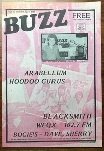 Buzz Punk/Alternative Magazin Vol. 2 Nr. 8 1986 HOODOO GURUS Rollen ALBANY, NY - Bild 1 von 8
