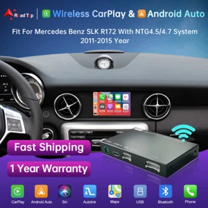 Kit decodificador de modernización automática Carplay Android para Benz Clase A B SLK R172 NTG4.5/4.7 - Imagen 1 de 12