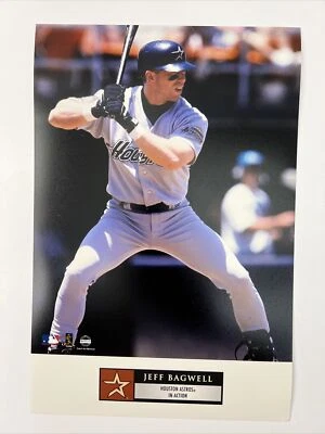 Jeff Bagwell Houston Astros IN- ACTION Photo Steiner Catch The Moment 8” X 12” - Image 1 of 3