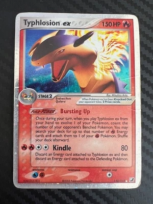 Pokemon TCG Typhlosion ex EX Unseen Forces 110/115 Holo Rare DMG - Image 1 of 2