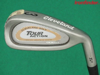 Cleveland Tour Action TA5 Gold Single 3 Iron Steel Reg Shaft Mens Right Hand - Image 1 of 4