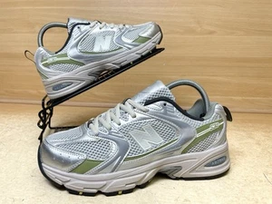 Ladies New Balance 530 Trainers Steel Grey & Green UK Size 6.5 - Women’s shoes - Picture 1 of 14