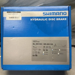 JUEGO DE FRENO DE DISCO HIDRÁULICO Y PALANCA SHIMANO DEORE BL-M6100/BR-M6120 - IZQUIERDA/DELANTERA - Imagen 1 de 3