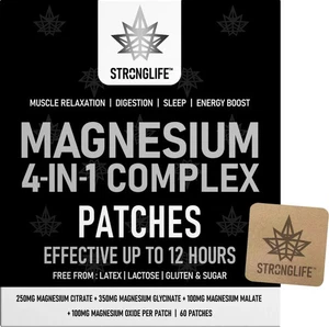 StrongLife Magnesium Komplex Pflaster - 60 Pflaster - 800mg 4-in-1 Formel - Bild 1 von 4
