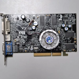 Vintage Sapphire Radeon 9600XT 128mb DDR AGP Black PCB - Picture 1 of 15