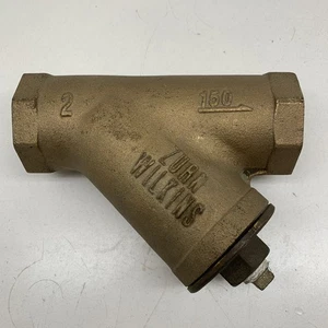 Zurn Wilkins Bronze 2" NPT Pipe Wye Y-Sieb 150 - Bild 1 von 12