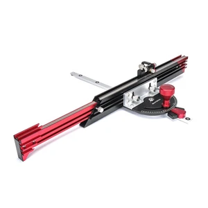 Calibro ad angolo per seghetto da tavolo di precisione con recinzione estensibile 890 mm, 27 fermi angolari - Foto 1 di 9