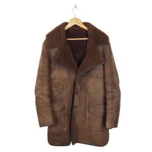 Antartex Lambskin Sheepskin Men's Brown Jacket Size 40R - Picture 1 of 12