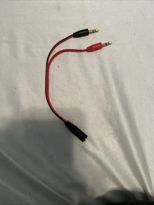 3.5mm Port Splitter Mic And Audio Male to Female Headset Adapter for PS4 Xbox PC - Picture 1 of 1