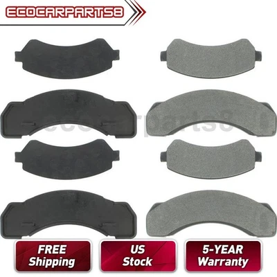 Front Rear Brake Pad Kit for International Harvester 1652UPS 7.3L 90-91 93 95-97 - Image 1 of 4