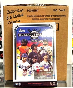 2020 Topps Big League Baseball Hobby Collector 16 Box Case 1 FIGURINE Per Box - Picture 1 of 4