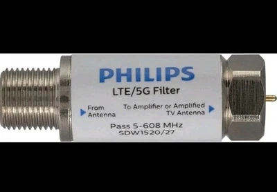 Philips LTE Filter for TV Antenna Filters 4G 5G LTE Signal to Reduce Interferen. - Image 1 of 2